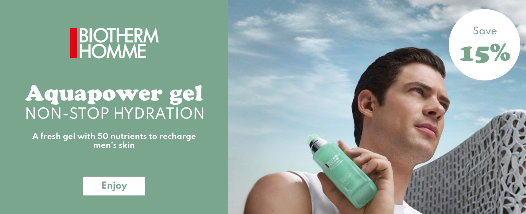 Biotherm Homme Flash Offer 15% off