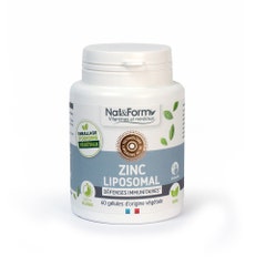 Nat&Form Liposomal zinc x60 vegetarian capsules