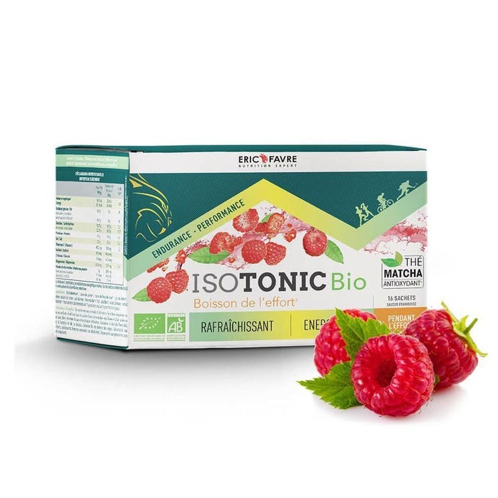 Isotonic Bio 16 bags Raspberry Eric Favre