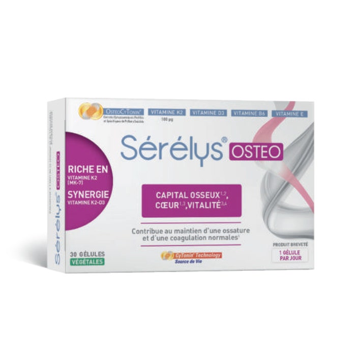 Serelys Pharma Bone Capital, Heart, Osteo Vitality 30 vegetarian capsules