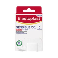 Elastoplast Sensitive Xxl 5 Plasters 8x10cm x5