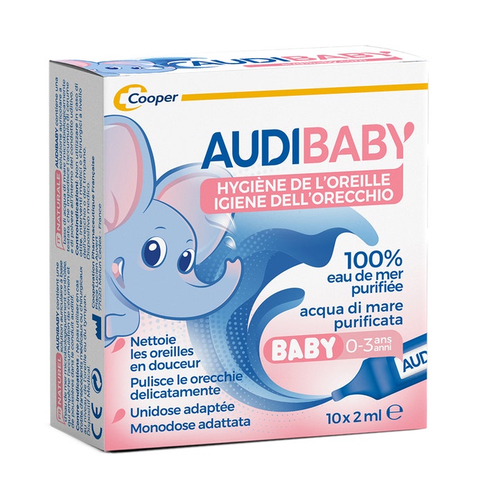 Audispray Audi Baby Ear Hygiene 10x1ml 10x2ml