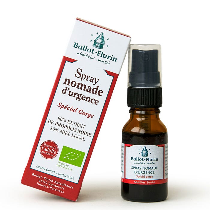 Flurin Roca Ballot-Flurin Nomad Spray Intense Throat Protection 15ml - Easypara
