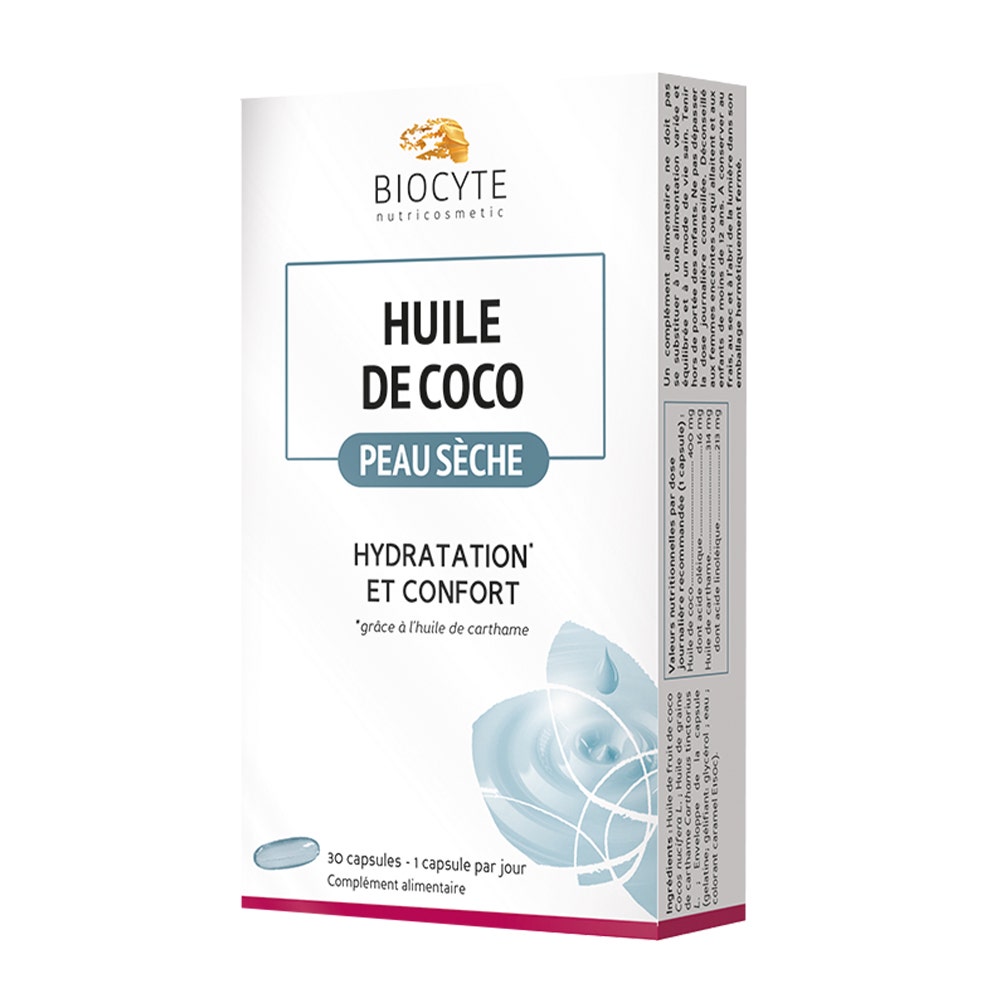 Biocyte Coco Oil Dry Skin 30 Capsules