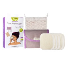 Les Tendances D'Emma Kit Eco Belle Mini 7 Cleansing Sticks Organic Cotton Biface