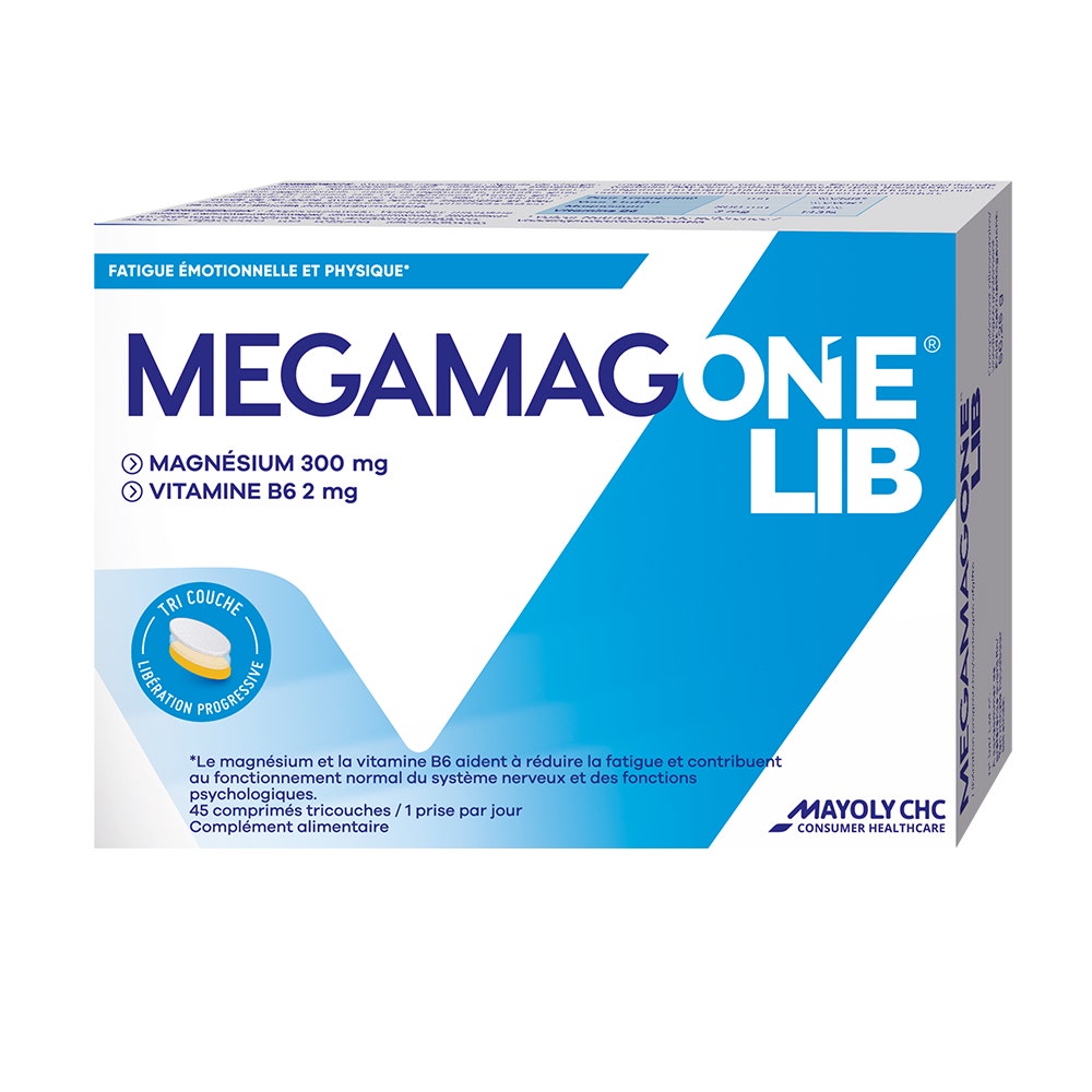 Mayoly CHC Megamag One 300 mg 45 tablets