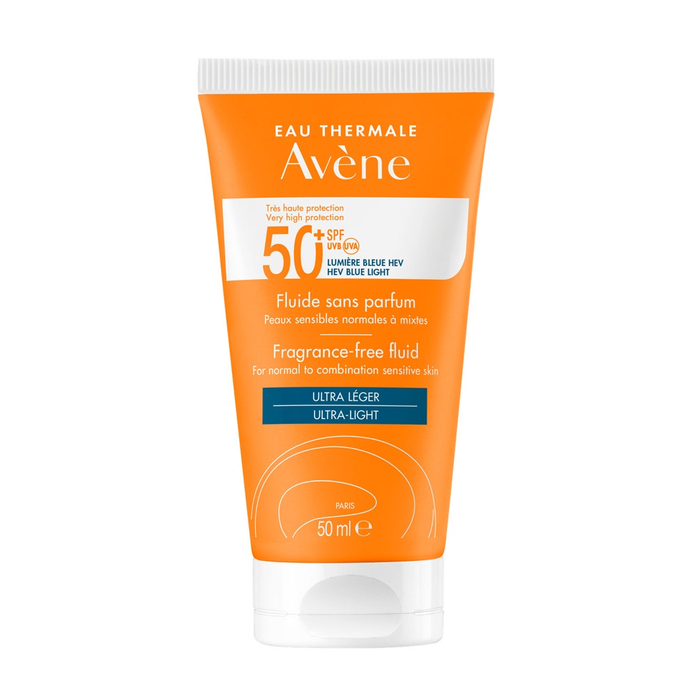 Avène Sun Fluid Spf50+ Dry Touch Perfume Free 50ml