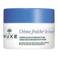 Nuxe Creme Fraîche De Beaute 48 Hr Moisturising Rich Cream Dry To Very Dry Skin 50ml