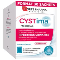Forté Pharma Cystima Urinary tract infections D-Mannose 30 tea bags