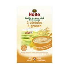 Holle Pural Organic 3-grain porridge From 6 months 250g