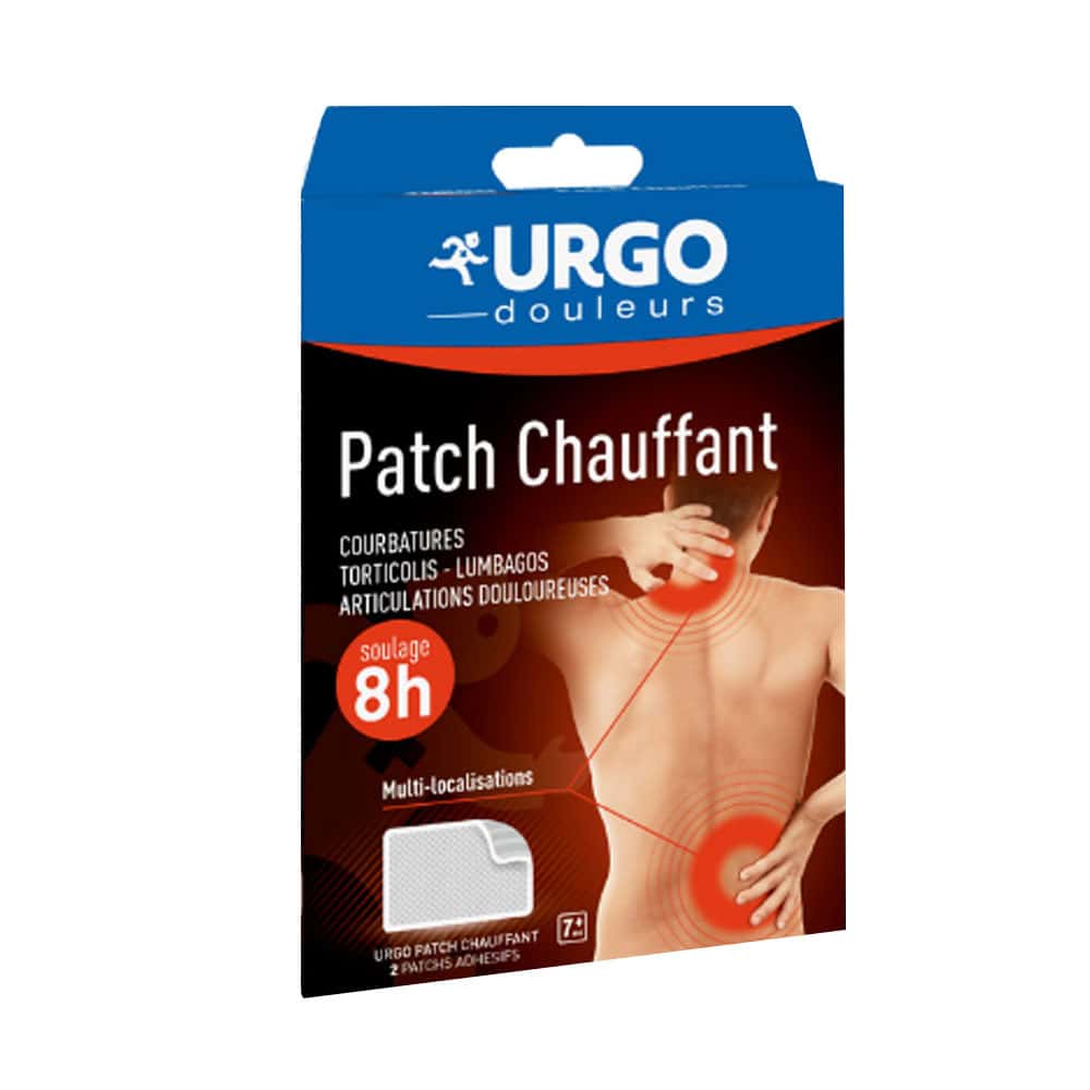 Urgo Decontracting Heat Patch 8h 2 patches