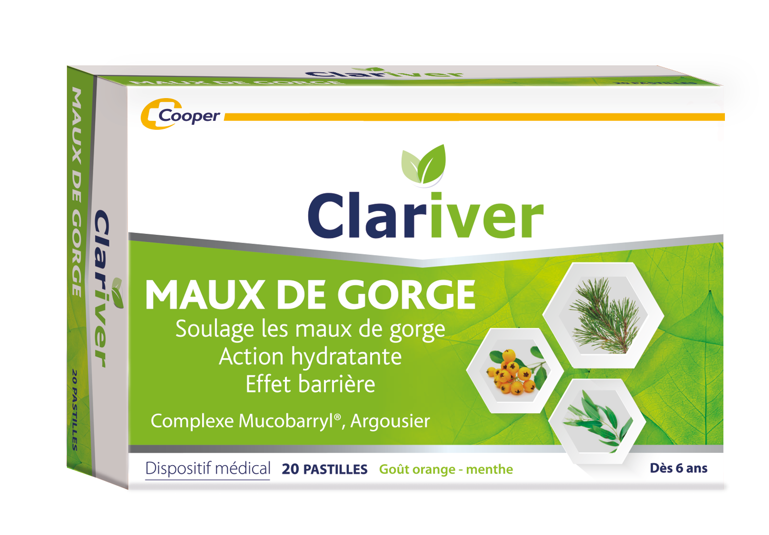 Clariver Sore throats 20 tablets