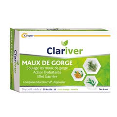 Clariver Sore throats 20 tablets