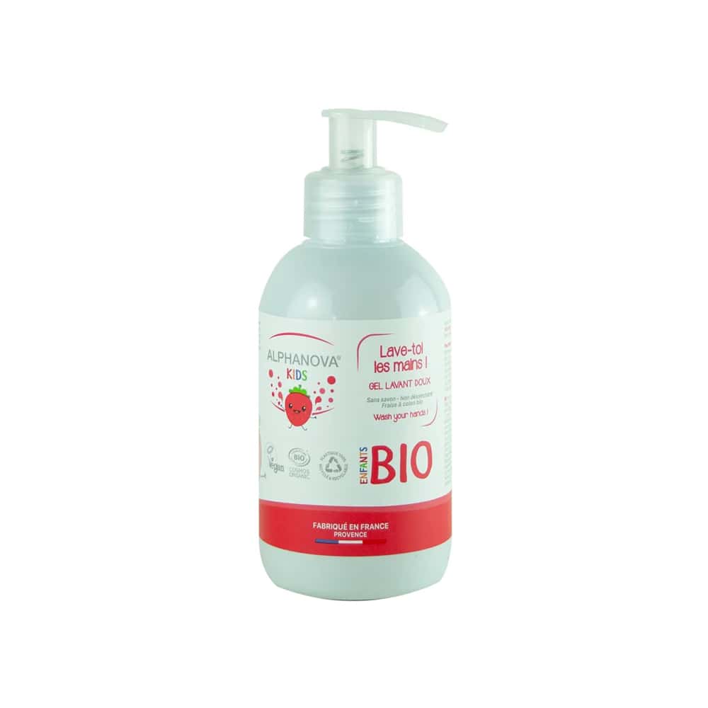 Alphanova Kids Gentle Washing Gel for Hands Strawberry 250ml