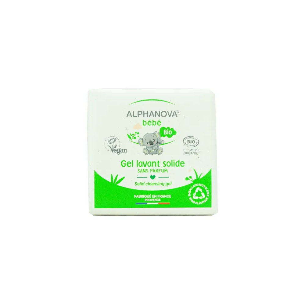 Alphanova Solid Gel Lavant Solide Bioes 100g