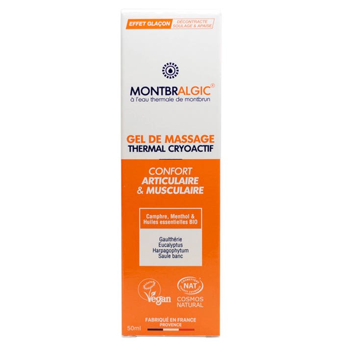 Montbrun Cryoactive thermal massage Gel 50ml
