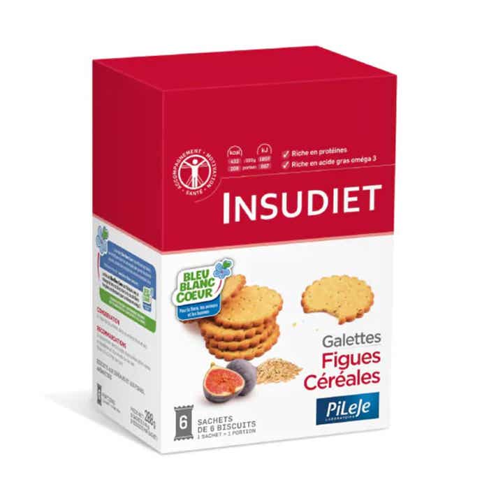 Insudiet Galettes Figs Cereals 6 bags Insudiet