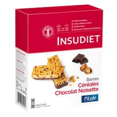 Insudiet Insudiet Cereal Bar Chocolate Hazelnut x6