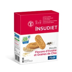Insudiet Insudiet Biscuits Oat Flakes and Chia Seeds 6 bags