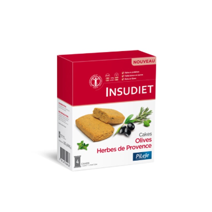 Insudiet Cakes Olive Herbs de Provence x4 Insudiet