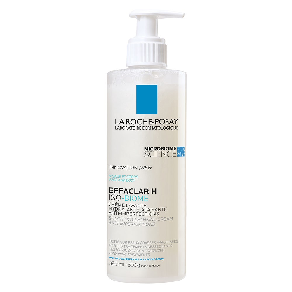 La Roche-Posay Effaclar Crème lavante hydratante apaisante anti-imperfections 390ml