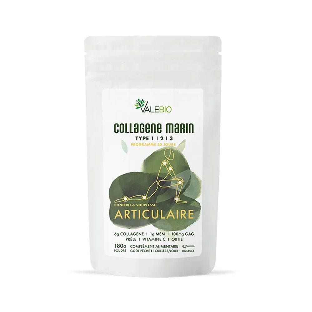 Valebio Type 1-2-3 Marine Collagen Joint Comfort and flexibility 180g powder