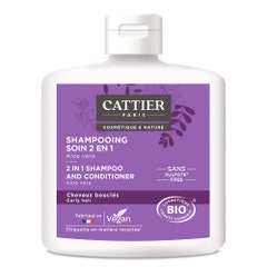 Cattier 2 in 1 Curls Care Shampoo 250ml