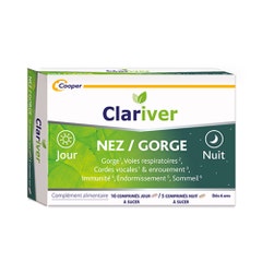 Clariver Nose / Throat Day and Night 15 tablets