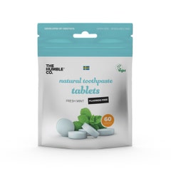 The Humble Co. Toothpaste Fresh Mint Fluoride-FREE x60 tablets