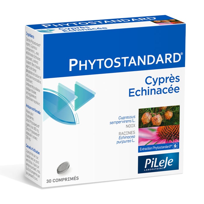 Pileje Phytostandard Phytostandard Cypress And Echinacea X 30 Tablets 30 comprimés