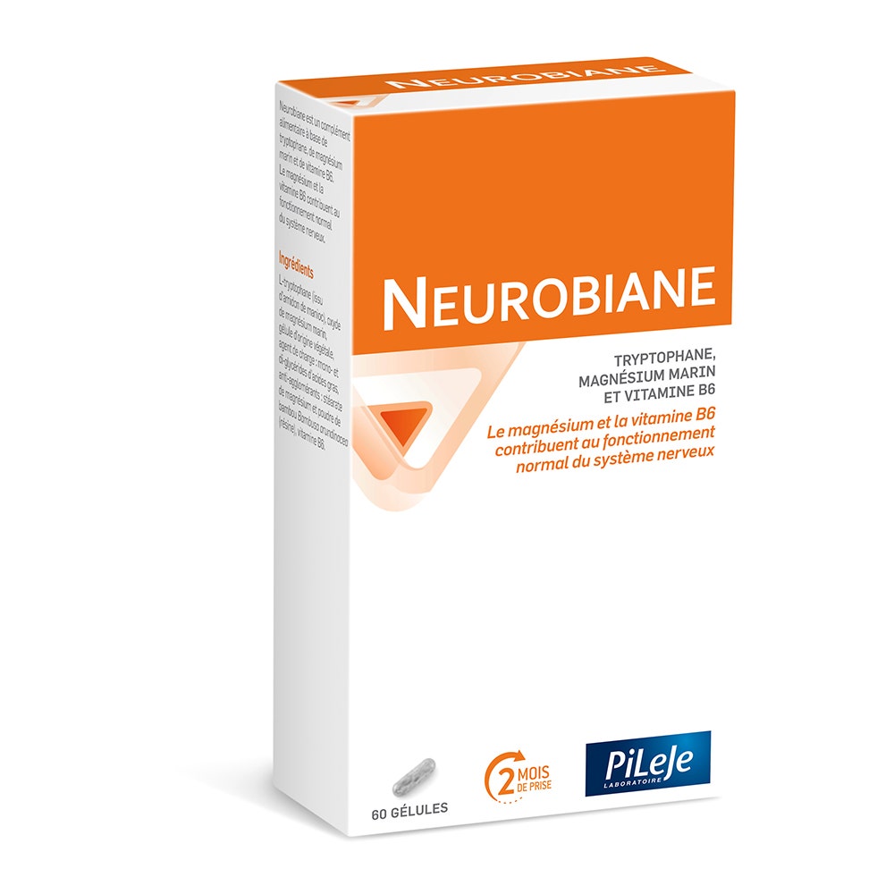 Pileje Neurobaine Marine magnesium and vitamin B6 60 gélules