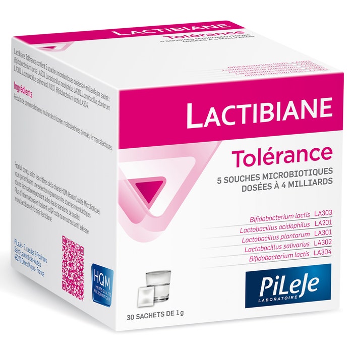 Pileje Lactibiane Lactibiane Tolerance 30 Sachets / Lactibiane 30 Sachets  de 1g - Easypara
