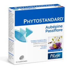 Pileje Phytostandard Phytostandard Hawthorne And Passionflower X 30 Tablets 30 Comprimés