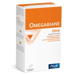 Pileje Omegabiane Omegabiane Dha X 80 Capsules Fatty Acids 80 capsules