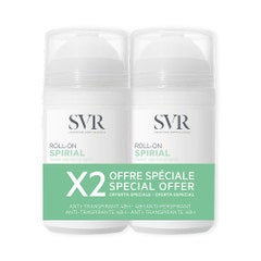 Svr Spirial Roll-on Deodorant Anti-perspirant Intense 48h 2x50ml