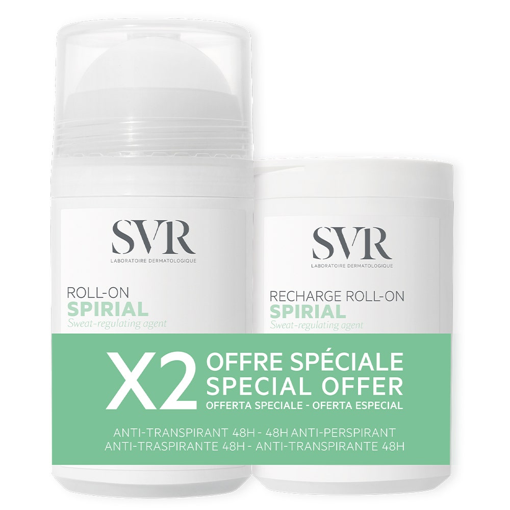 Svr Spirial Deodorants with refills 2x50 ml