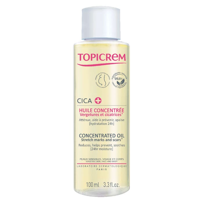 Topicrem Cica + Concentrated Oil For Stretch Marks And Scars 100ml Topicrem Cica + Concentrated Oil For Stretch Marks And Scars 100ml
