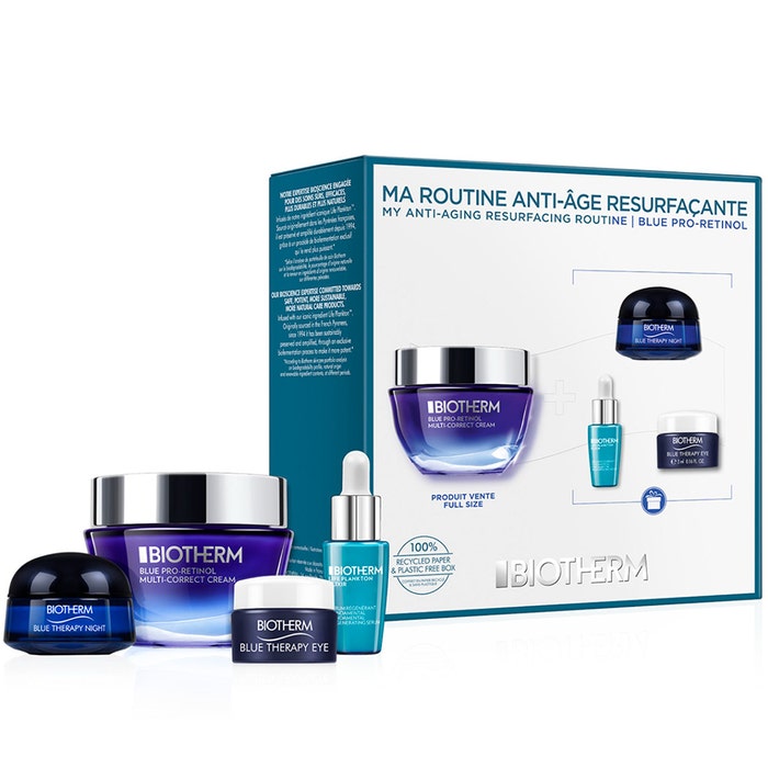 My Resurfacing Anti-Aging Routine Blue Therapy Biotherm