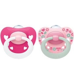 Nuk Signature physiological soothers 18 months and Plus x2