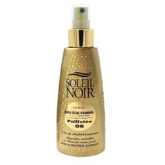 Soleil Noir Vitaminized Dry Oil Spray Gold Glitter 150ml