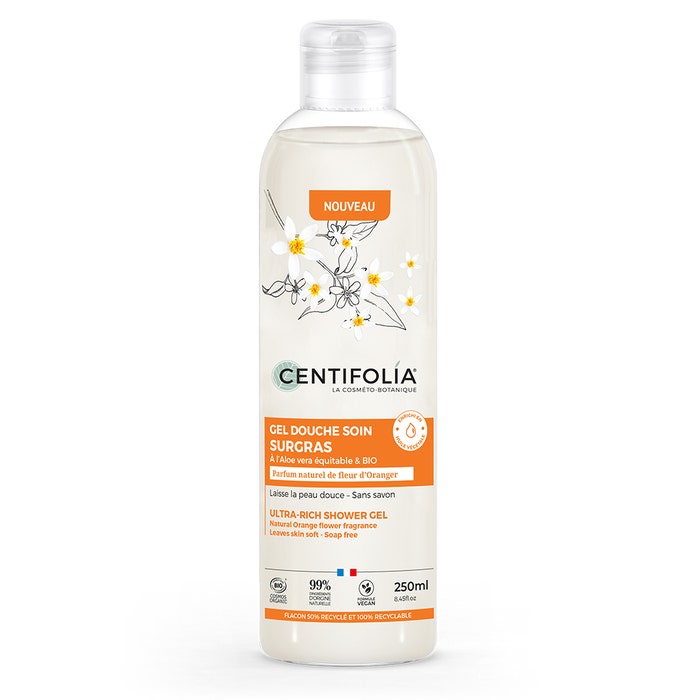 Centifolia orange blossom-scented superfatted shower gel 250ml