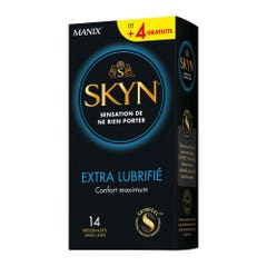 Manix Extra Lubrifié Skyn Extra Lubricated 10 Condoms + 4 Free x14