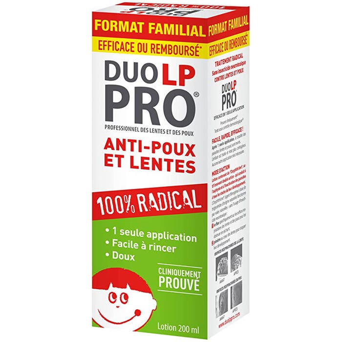 Anti-Lice and Nits Lotion 200 ml Duo Lp Pro