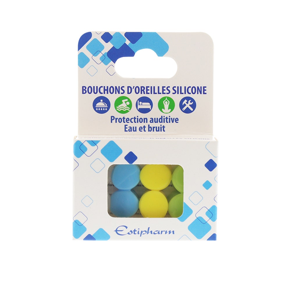 Estipharm Silicone ear plugs (x8) Easypara