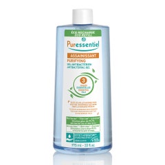 Puressentiel Assainissant Eco Refill Anti-bacterial Sanitizing Gel with 3 Essential Oils 975ml
