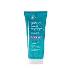 Ducray Keracnyl Foaming cleansing face gel oily skin 200ml