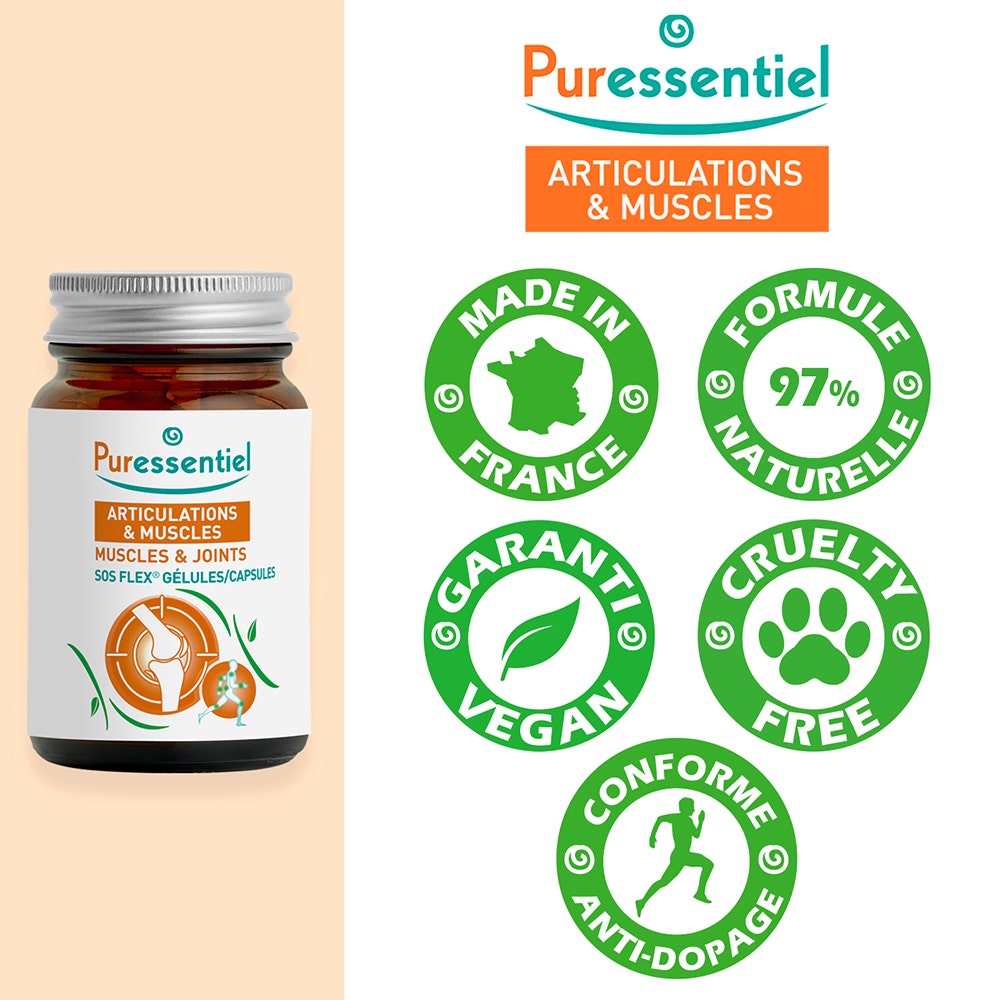 Puressentiel Joints Muscles Flex 30 capsules