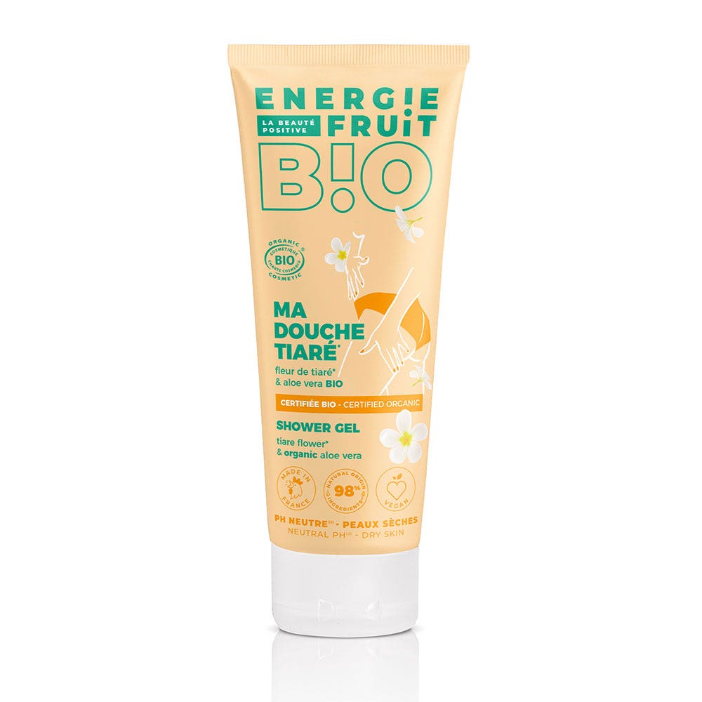 Energie Fruit Certified Organic Shower Gel Fleur De Tiare & Aloe Vera 200ml