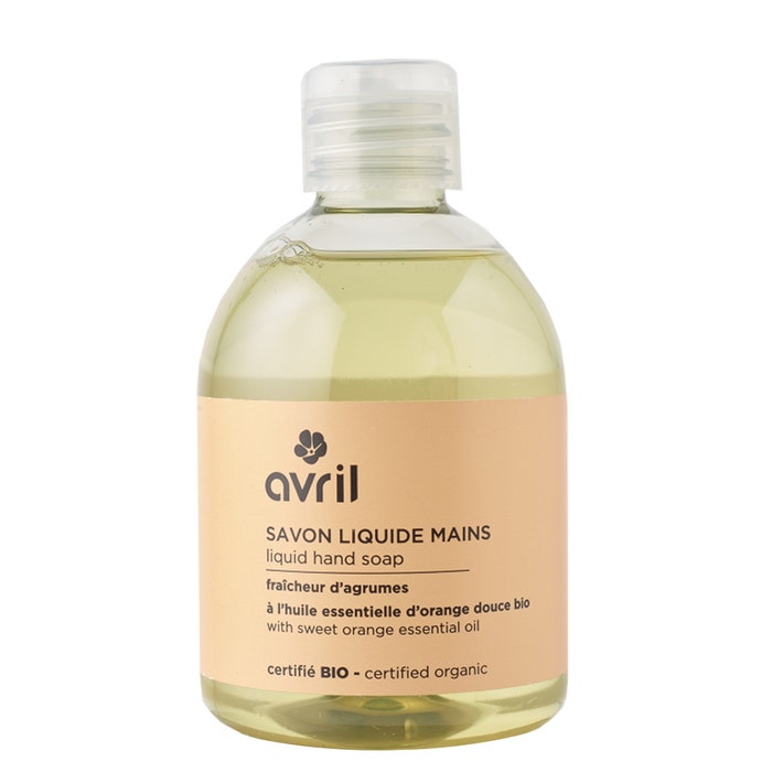 Organic Citrus Refreshing Liquid Hand Soap 300ml Avril