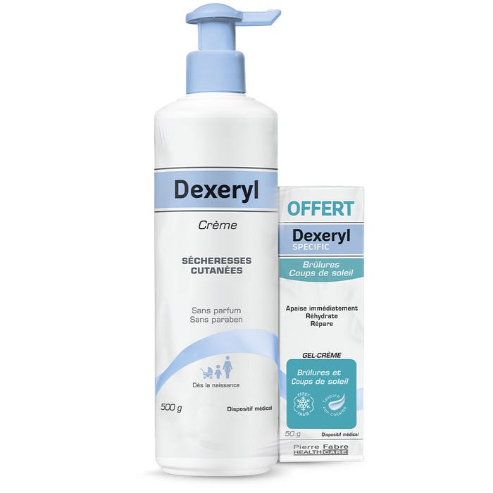 Hydrating + healing cream duo Dexeryl